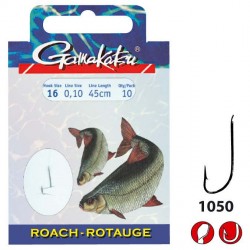 Bas de ligne GAMAKATSU Roach 1050N n°14 0.10mm 45cm