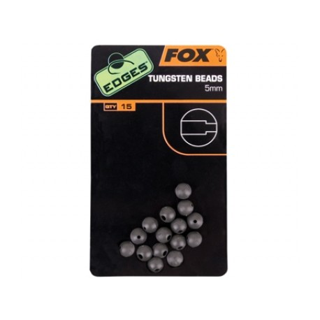 Billes Tungsten FOX beads 5mm