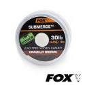 Leader tissé et non-lesté FOX Edges Submerge  10m  30lbs  Brun