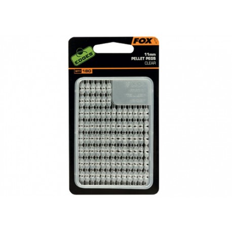 FOX Edges pellet pegs  11mm  Clear