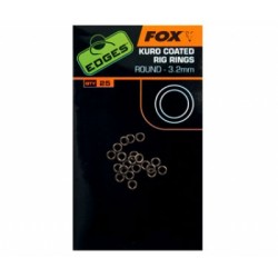 Kuro coated rig rings FOX FOX  2.5mm  small