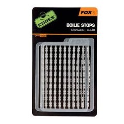 Edges boilie stops FOX standard clear
