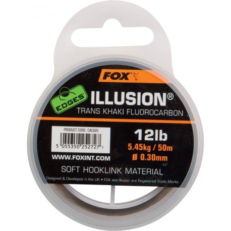 FOX Edges Illusion Trans Khaki Fluorocarbon  50m  16Lbs