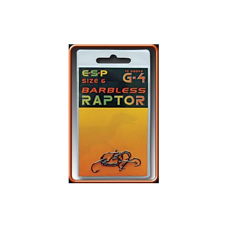 ESP T6 Barbless Raptor H 4 hook
