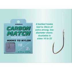 Bas de ligne DRENNAN Carbone match n°16  2Lbs