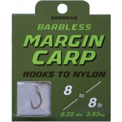 Bas De Ligne DRENNAN Margin carp barbless n°10  8Lbs