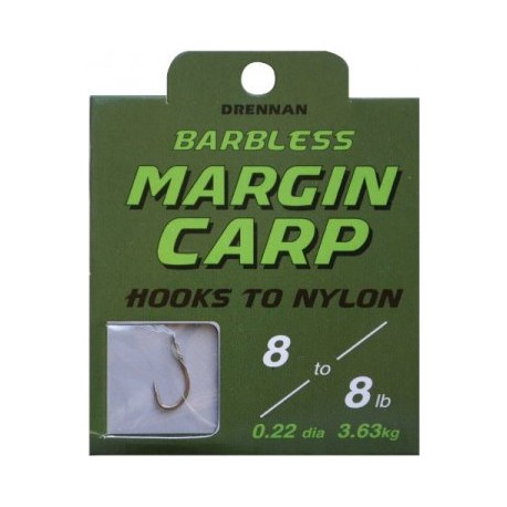 Bas De Ligne DRENNAN Margin carp barbless n°10  8Lbs