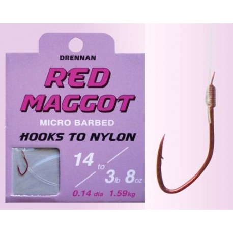 DRENNAN Red maggot leader n°20 2Lbs
