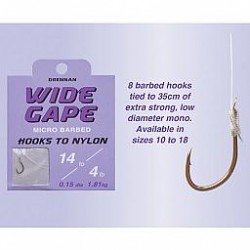 DRENNAN Wide gape micro leader n°18 3Lbs