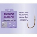 Bas de ligne DRENNAN Wide gape match n°22  2Lbs
