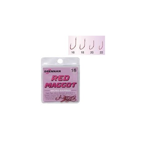 DRENNAN Red Maggot hooks n°18