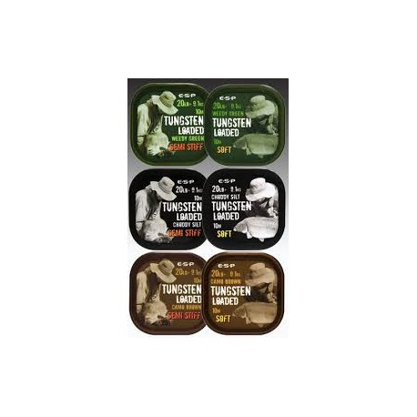 ESP Tungsten soft 10m 9.1kg Weedy green lead braid