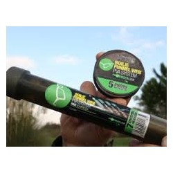 Filet soluble KORDA Funnel web Vert  7mètres + tube
