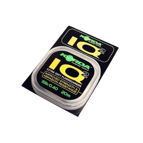 IQ extra soft fluorocarbone KORDA 0.40mm  15Lbs