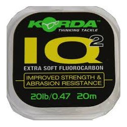 Fluorocarbone KORDA IQ2 extra soft 0.47mm  20Lbs