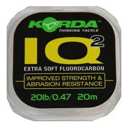 IQ2 extra soft fluorocarbone KORDA 0.47mm 20Lbs