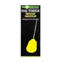 Aiguille à esches KORDA Braided hair needle 7cm  Jaune