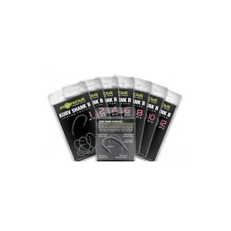Hameçons KORDA kurv shank B  n°6