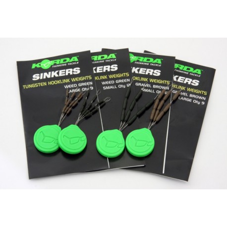 Sinkers KORDA Large  Weedy green