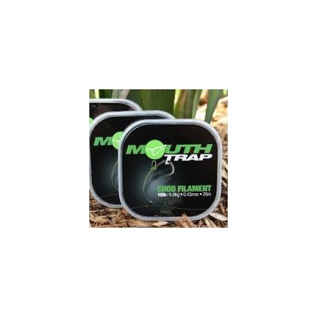 Nylon KORDA Mouth trap 0.43mm 20m 6.8kgs