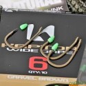 Hameçons KORDA Kaptor wide gape n°10  Gravel