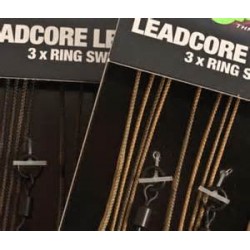 Leadcore leader rings swivel KORDA Weed/Silt