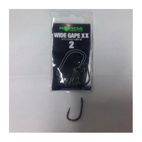 KORDA Wide gape XX n°6 hooks