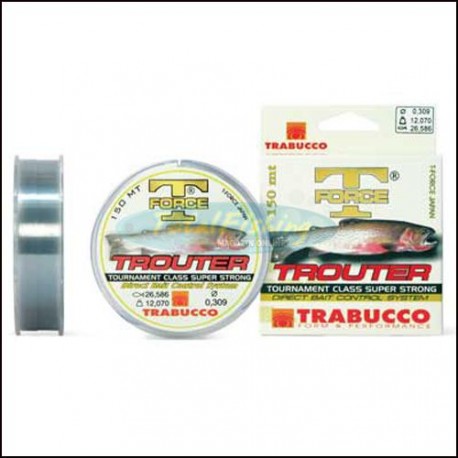 Nylon TRABUCCO T-force trouter 0.25mm 150m  8.46kg