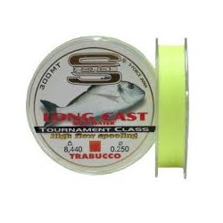 Nylon TRABUCCO Long cast Jaune 0.22mm 150m  6.95kg