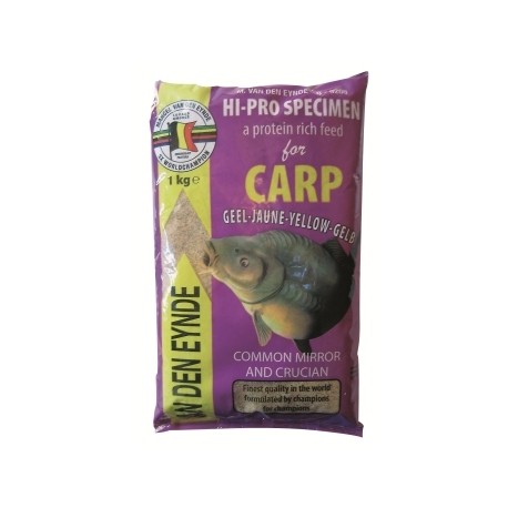 Bait VAN DEN EYNDE Hi pro carp yellow 1kg