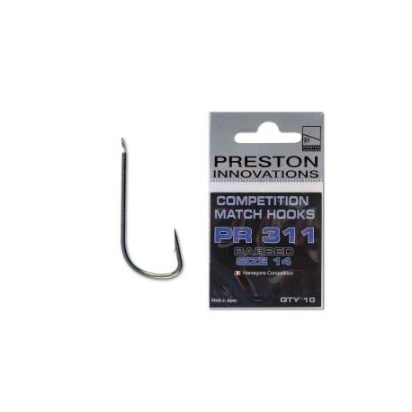 Hameçons PRESTON Competition match hooks PR 311  n°14