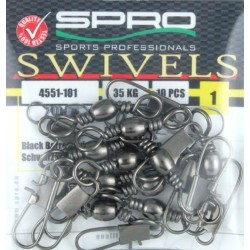 SPRO swivel Barrel interlock snap n°14