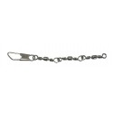 SPRO 3 swivel jointed swivel safety snap n°12