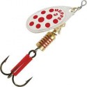Spoon MEPPS Aglia n°2 Silver red dots