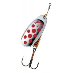 Spoon MEPPS Comet n°1 Silver red dots