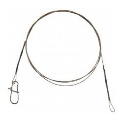 Bas de ligne acier + agrafe CORMORAN 7 brins 50cm 15kg