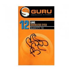 GURU LWG Barbless eyed hooks n°20