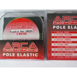 Elastique Pole ARCA 1.40mm 6m vert f