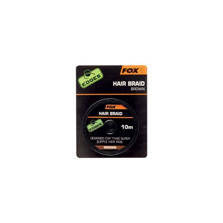 FOX Edges Hair braid Brown  10m