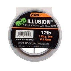 Fluorocarbone FOX Edges Illusion Trans Khaki 50m 20Lbs