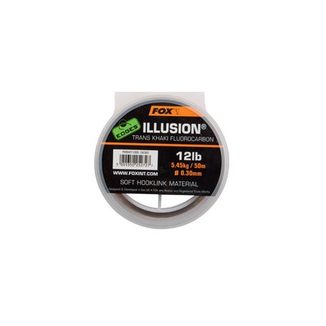 Fluorocarbone FOX Edges Illusion Trans Khaki 50m  20Lbs