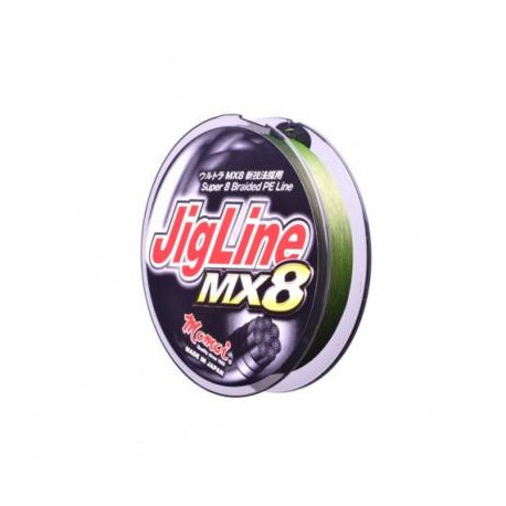Tresse MOMOI Jig Line MX8 0.12mm 7kg 100m  Vert
