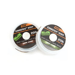 Tresse gainée rigide Camotex FOX stiff  Dark camo  20m  20Lbs