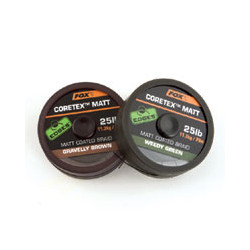 Tresse matte gainée Coretex FOX  Verte Weedy green  20m  20Lbs