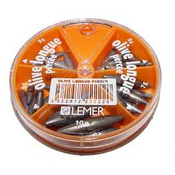 Olives longues percées LEMER 5 cases