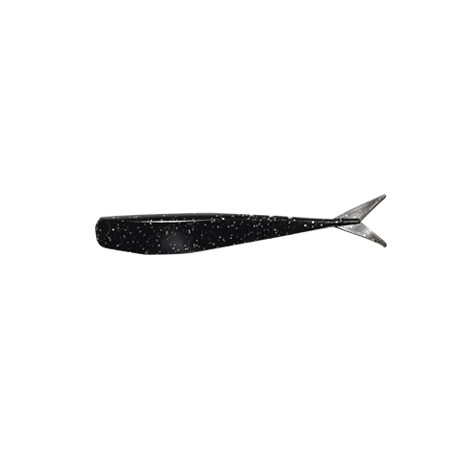 Leurre DELALANDE Drop shad  7.5cm  Black glitter