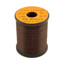 Fil de Montage UNI THREAD 6/0 200 yds Brun Foncé
