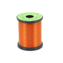 Fil de montage UNI THREAD 8/0 200 yds Rusty Brown