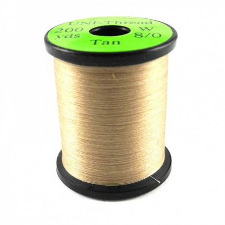 Uni 8/0 waxed FLY SCENE  200yds tan