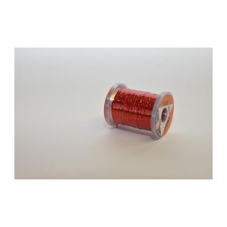Holographic tinsel FLY SCENE medium red